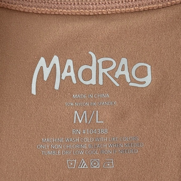 MadPaq Women's Brown Crop Top - Picture 3 of 3